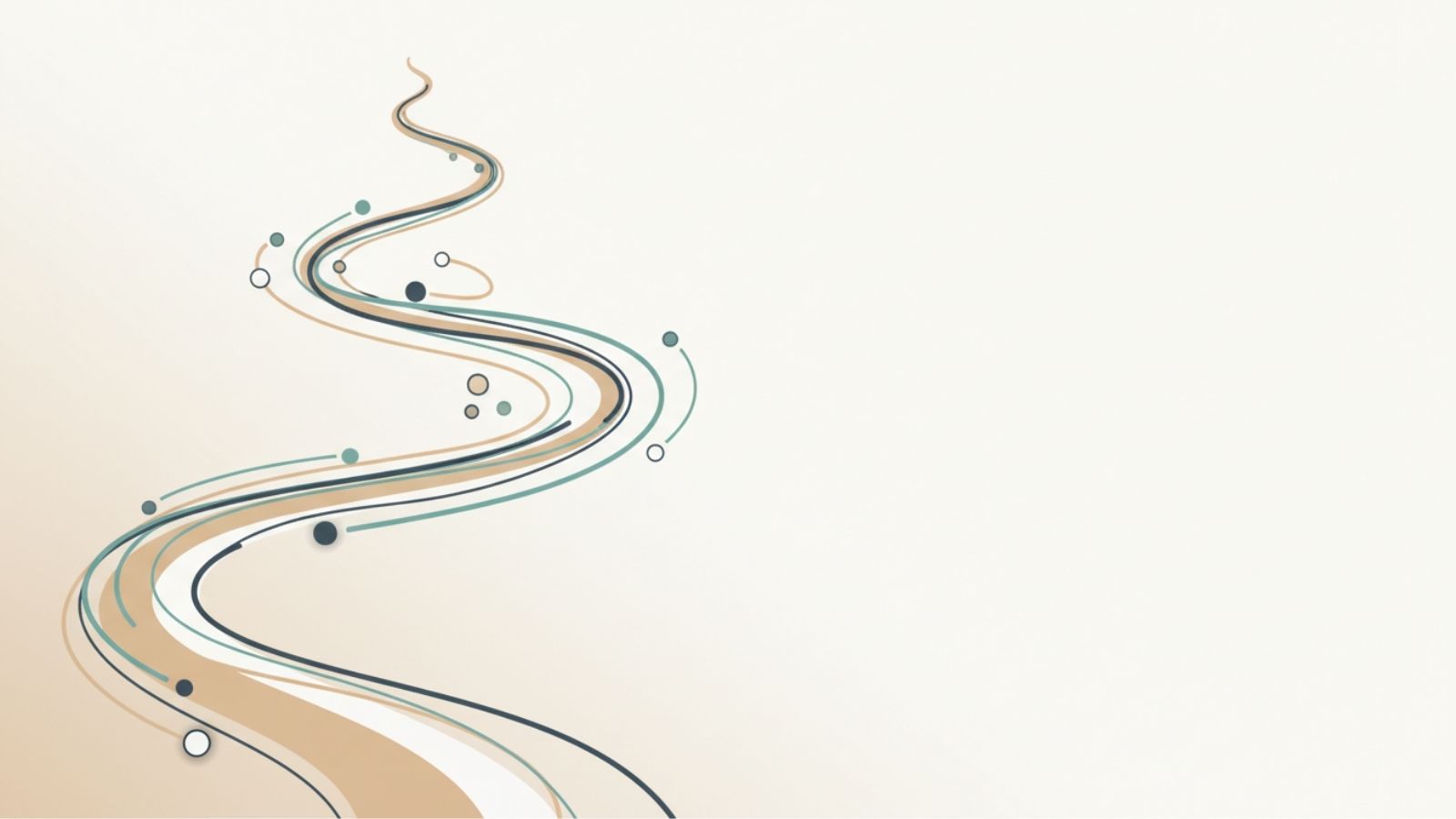 Abstract clarity path illustration for the Mind Treks blog header