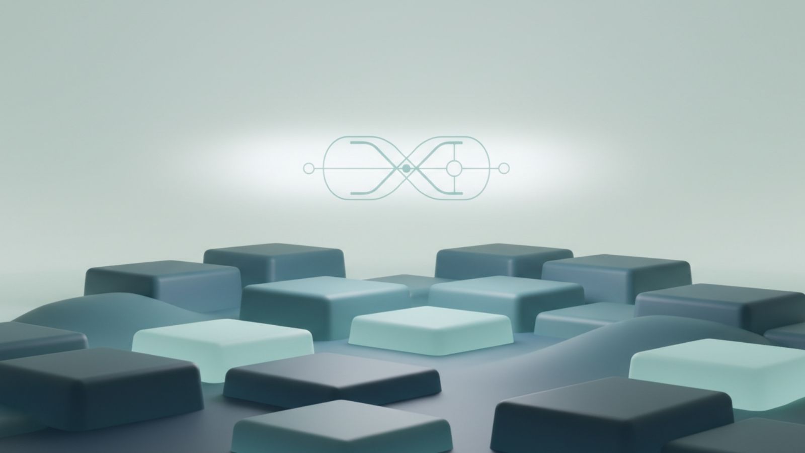 A calm digital money concept with clean icons representing Bitcoin, Ethereum, and secure wallets.