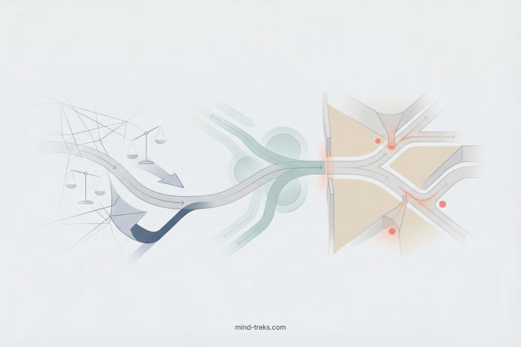 Illustration showing how financial, social, and structural incentives quietly shape human behavior and decision-making in economic systems.