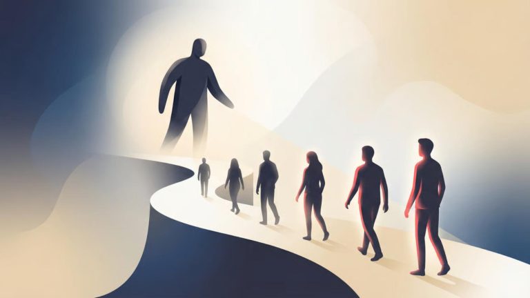 Illustration showing how manager expectations influence employee performance, representing the Pygmalion leadership style.